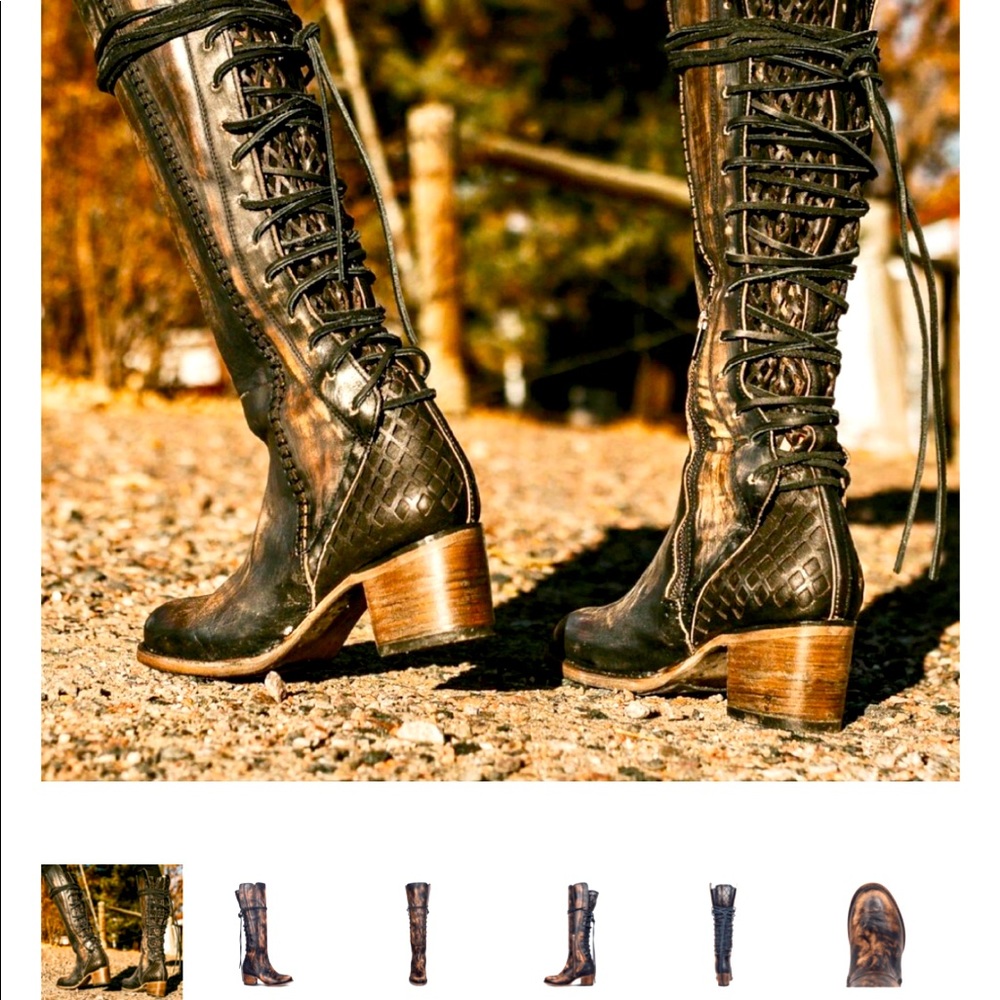 Freebird womens size 12 boots like new, worn once.